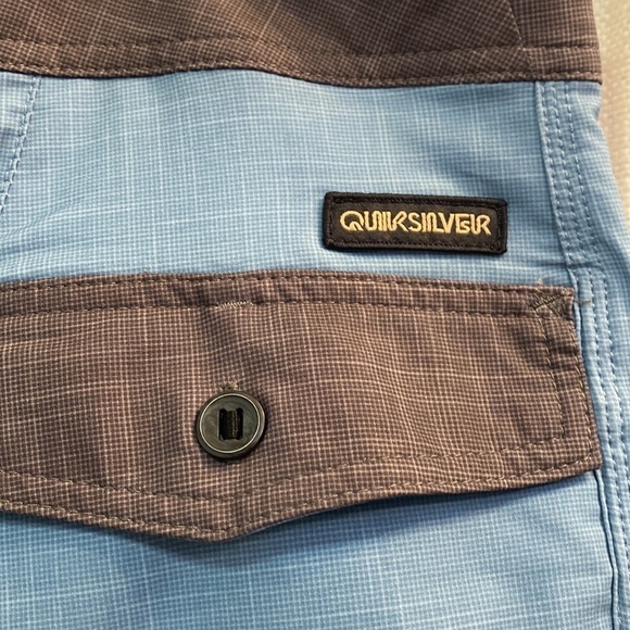 NWT Men’s QuickSilver Highline Surfsilk Blue Striped Board Shorts Size 40 - Picture 11 of 14